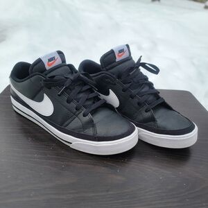 Nike Court Legacy Next Nature Leather Shoes 'Black' (DH3162-001) Size 10 US